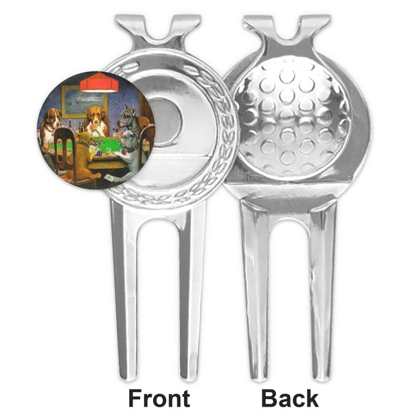 Dogs Playing Poker by C.M.Coolidge Divot Tool - Second