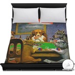 Dogs Playing Poker 1903 C.M.Coolidge Duvet Cover - Full / Queen