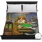 Dogs Playing Poker by C.M.Coolidge Duvet Cover (Queen)