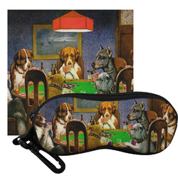 Dogs Playing Poker 1903 C.M.Coolidge Eyeglass Case & Cloth