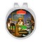 Dogs Playing Poker by C.M.Coolidge Golf Ball Marker - Hat Clip - Silver