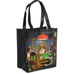 Dogs Playing Poker 1903 C.M.Coolidge Grocery Bag