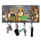 Dogs Playing Poker by C.M.Coolidge Key Hanger w/ 4 Hooks & Keys