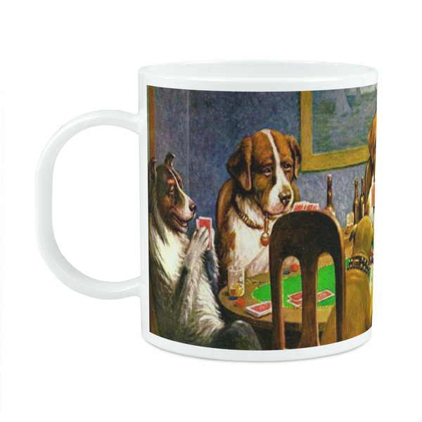 Custom Dogs Playing Poker 1903 C.M.Coolidge Plastic Kids Mug