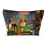 Dogs Playing Poker by C.M.Coolidge Makeup Bag - Small - 8.5"x4.5"