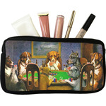 Dogs Playing Poker 1903 C.M.Coolidge Makeup / Cosmetic Bag