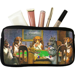 Dogs Playing Poker 1903 C.M.Coolidge Makeup / Cosmetic Bag