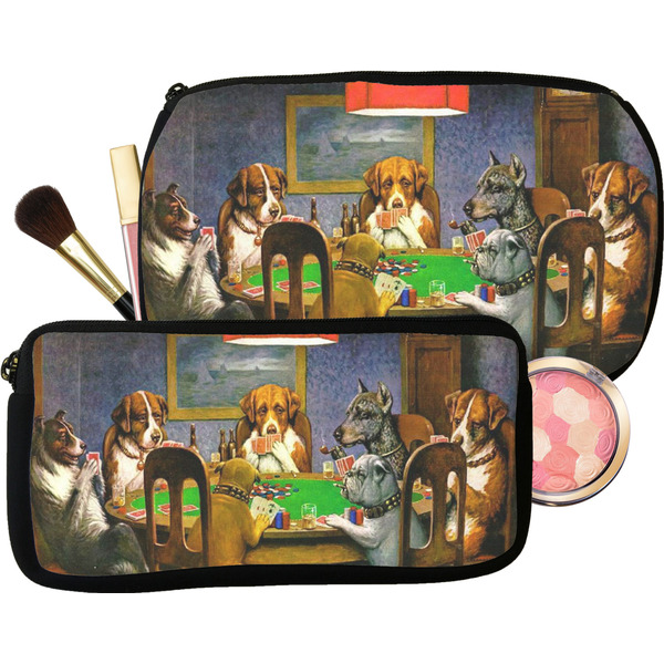 Dogs Playing Poker by C.M.Coolidge Makeup Kit Aggregate