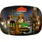 Dogs Playing Poker by C.M.Coolidge Melamine Platter (Personalized)