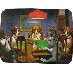 Dogs Playing Poker 1903 C.M.Coolidge Memory Foam Bath Mat - 48"x36"