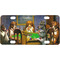 Dogs Playing Poker by C.M.Coolidge Mini License Plate