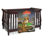 Dogs Playing Poker 1903 C.M.Coolidge Baby Blanket (Double Sided)