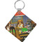 Dogs Playing Poker by C.M.Coolidge Personalized Diamond Key Chain