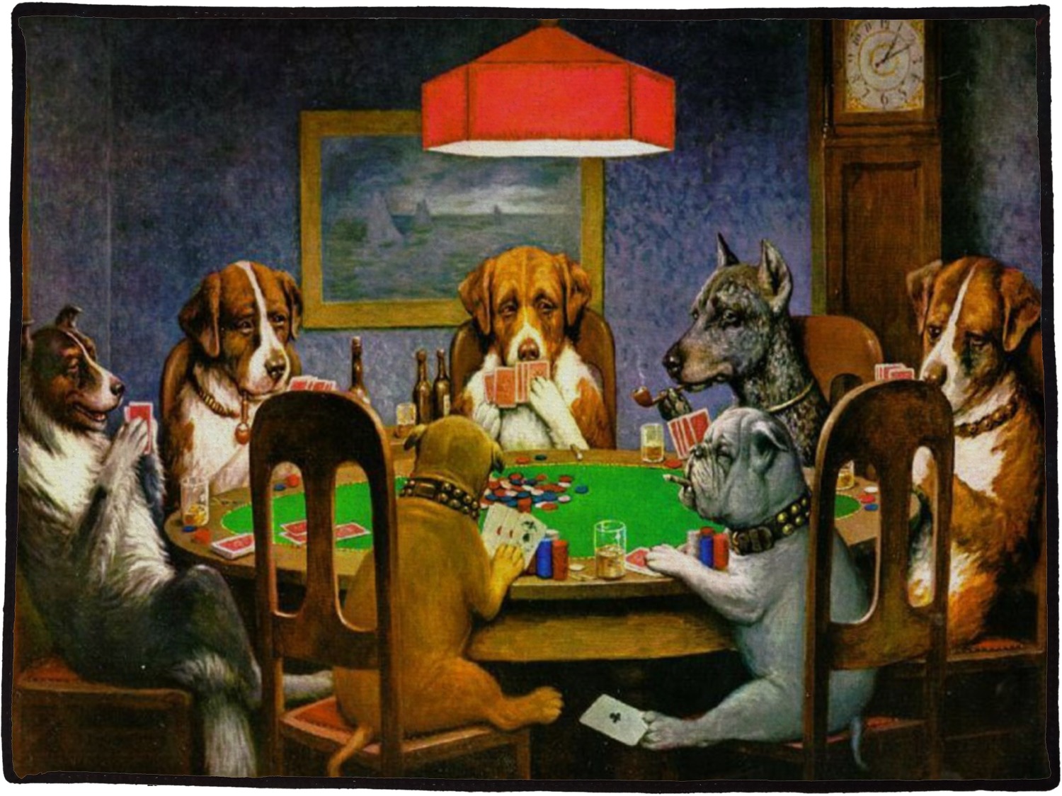 Dogs-Playing-Poker-1903-C-M-Coolidge-Per