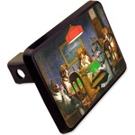 Dogs Playing Poker 1903 C.M.Coolidge Rectangular Trailer Hitch Cover - 2"