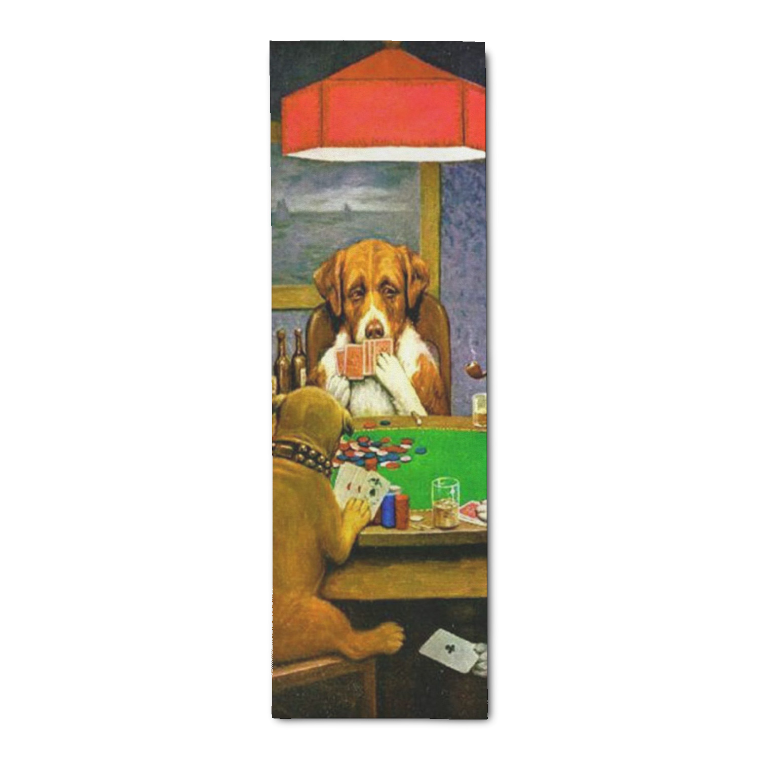 Dogs Playing Poker 1903 C.M.Coolidge Runner Rug 3.66'x8' YouCustomizeIt