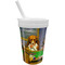 Dogs Playing Poker by C.M.Coolidge Sippy Cup with Straw (Personalized)