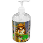 Dogs Playing Poker by C.M.Coolidge Acrylic Soap & Lotion Bottle