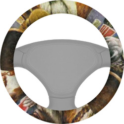 Dogs Playing Poker 1903 C.M.Coolidge Steering Wheel Cover