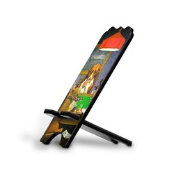 Dogs Playing Poker by C.M.Coolidge Stylized Cell Phone Stand - Small