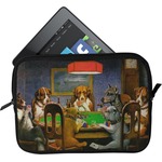 Dogs Playing Poker by C.M.Coolidge Tablet Case / Sleeve - Small