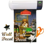 Dogs Playing Poker 1903 C.M.Coolidge Vinyl Sheet (Re-position-able)