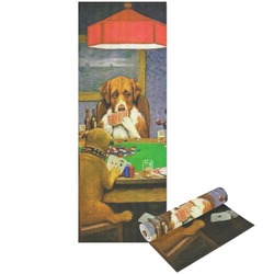 Dogs Playing Poker 1903 C.M.Coolidge Yoga Mat - Printable Front and Back