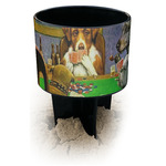 Dogs Playing Poker 1903 C.M.Coolidge Black Beach Spiker Drink Holder