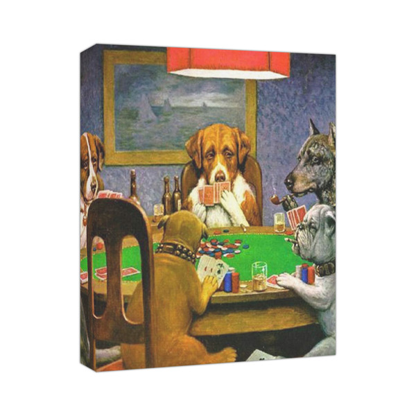 Custom Dogs Playing Poker by C.M.Coolidge Canvas Print