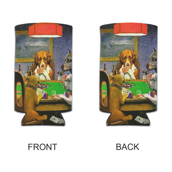 Dogs Playing Poker by C.M.Coolidge 12oz Tall Can Sleeve - APPROVAL