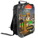 Dogs Playing Poker by C.M.Coolidge Kids Hard Shell Backpack