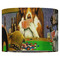 Dogs Playing Poker by C.M.Coolidge 16" Drum Lampshade - FRONT (Fabric)