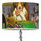 Dogs Playing Poker by C.M.Coolidge 16" Drum Lampshade - ON STAND (Poly Film)