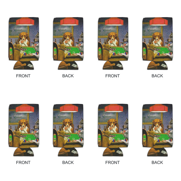 Dogs Playing Poker by C.M.Coolidge 16oz Can Sleeve - Set of 4 - APPROVAL