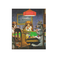 Dogs Playing Poker by C.M.Coolidge Poster - Matte - 20x24