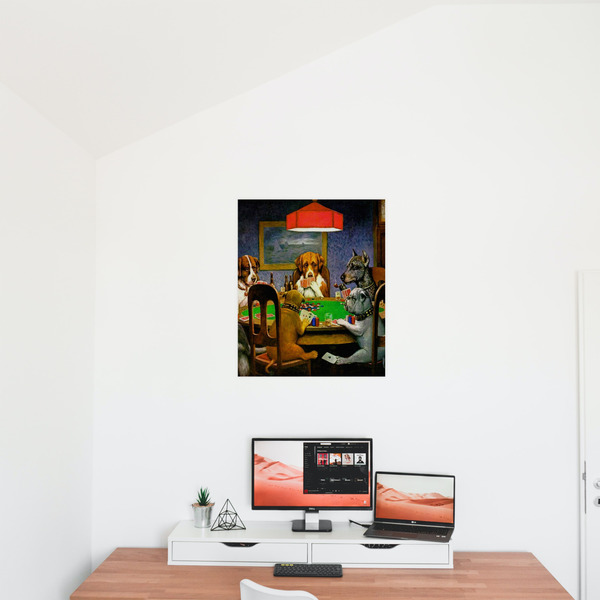 Dogs Playing Poker by C.M.Coolidge 20x24 - Matte Poster - On the Wall