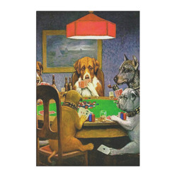 Dogs Playing Poker by C.M.Coolidge Posters - Matte - 20x30