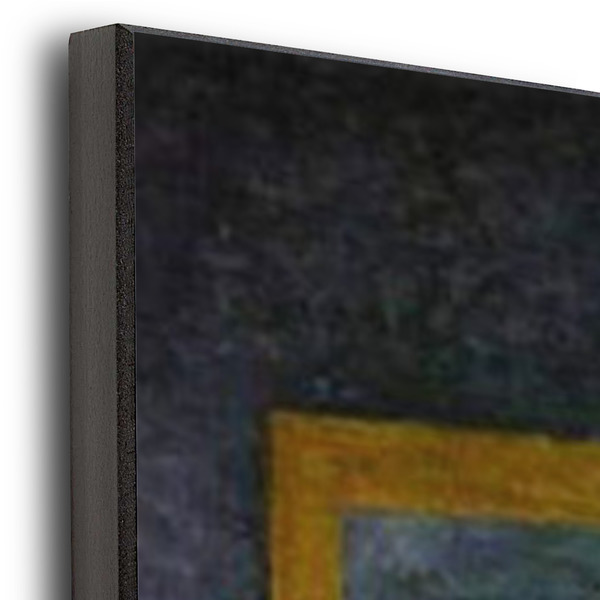 Dogs Playing Poker by C.M.Coolidge 20x30 Wood Print - Closeup