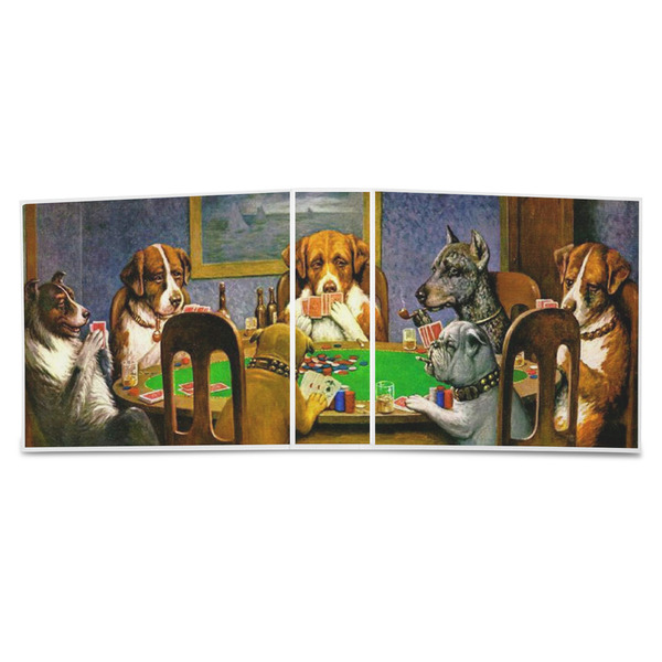 Dogs Playing Poker by C.M.Coolidge 3-Ring Binder Approval- 3in