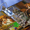 Dogs Playing Poker by C.M.Coolidge 3 Ring Binders - Full Wrap - 2" - DETAIL