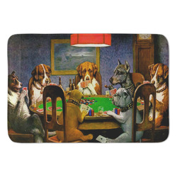 Dogs Playing Poker by C.M.Coolidge Anti-Fatigue Kitchen Mat