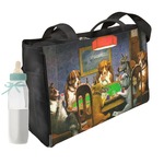 Dogs Playing Poker by C.M.Coolidge Diaper Bag