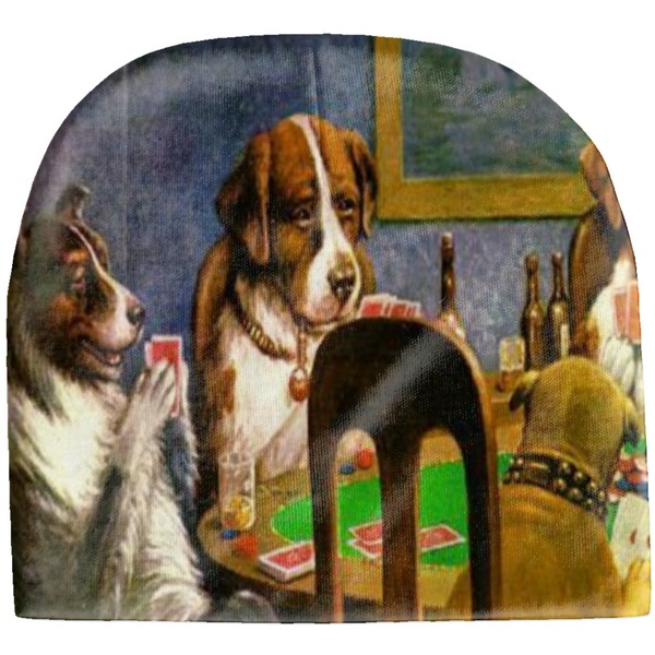 Custom Dogs Playing Poker 1903 C.M.Coolidge Baby Hat (Beanie)