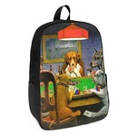 Dogs Playing Poker by C.M.Coolidge Kids Backpack