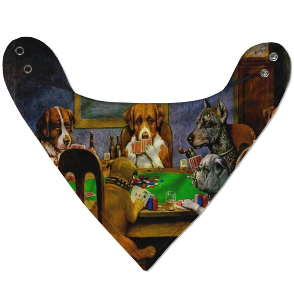 Dogs Playing Poker by C.M.Coolidge Bandana Flat Approval