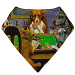 Dogs Playing Poker by C.M.Coolidge Bandana Bib