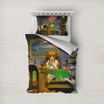 Dogs Playing Poker 1903 C.M.Coolidge Duvet Cover Set - Twin