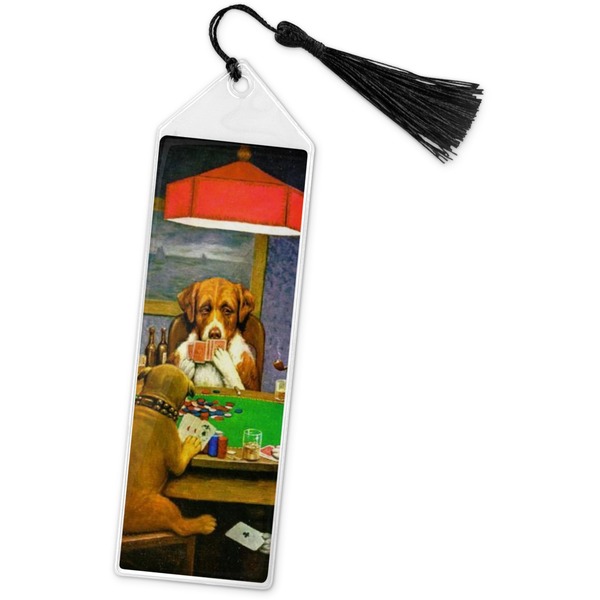 Custom Dogs Playing Poker by C.M.Coolidge Book Mark w/Tassel