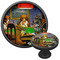 Dogs Playing Poker by C.M.Coolidge Cabinet Knob - Black - Multi Angle