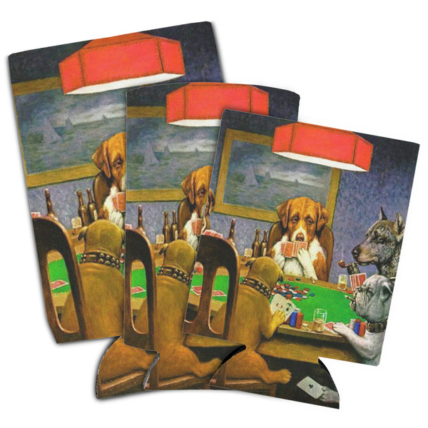 Dogs Playing Poker by C.M.Coolidge Can Coolers - PARENT/MAIN